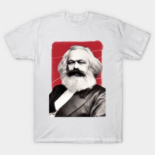 German Philosopher Karl Marx illustration T-Shirt